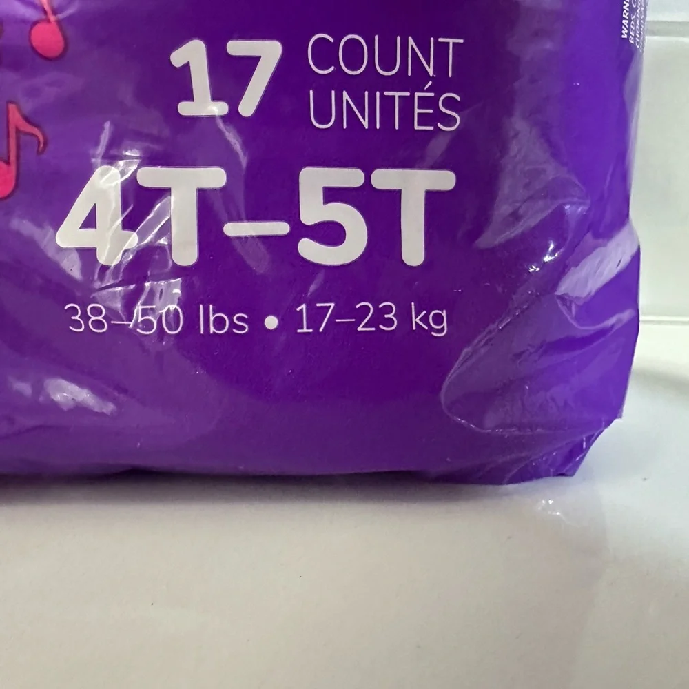 Huggies Pull-Ups Training Pants for Girls Minnie Mouse design Size 4T-5T Toddler